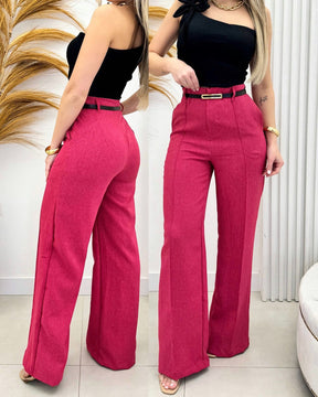 Calça pantalona alfaiataria