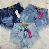 kit 03 Shorts Jeans Hot Pant Luxo