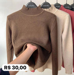 Plush Long Sleeve Blouse