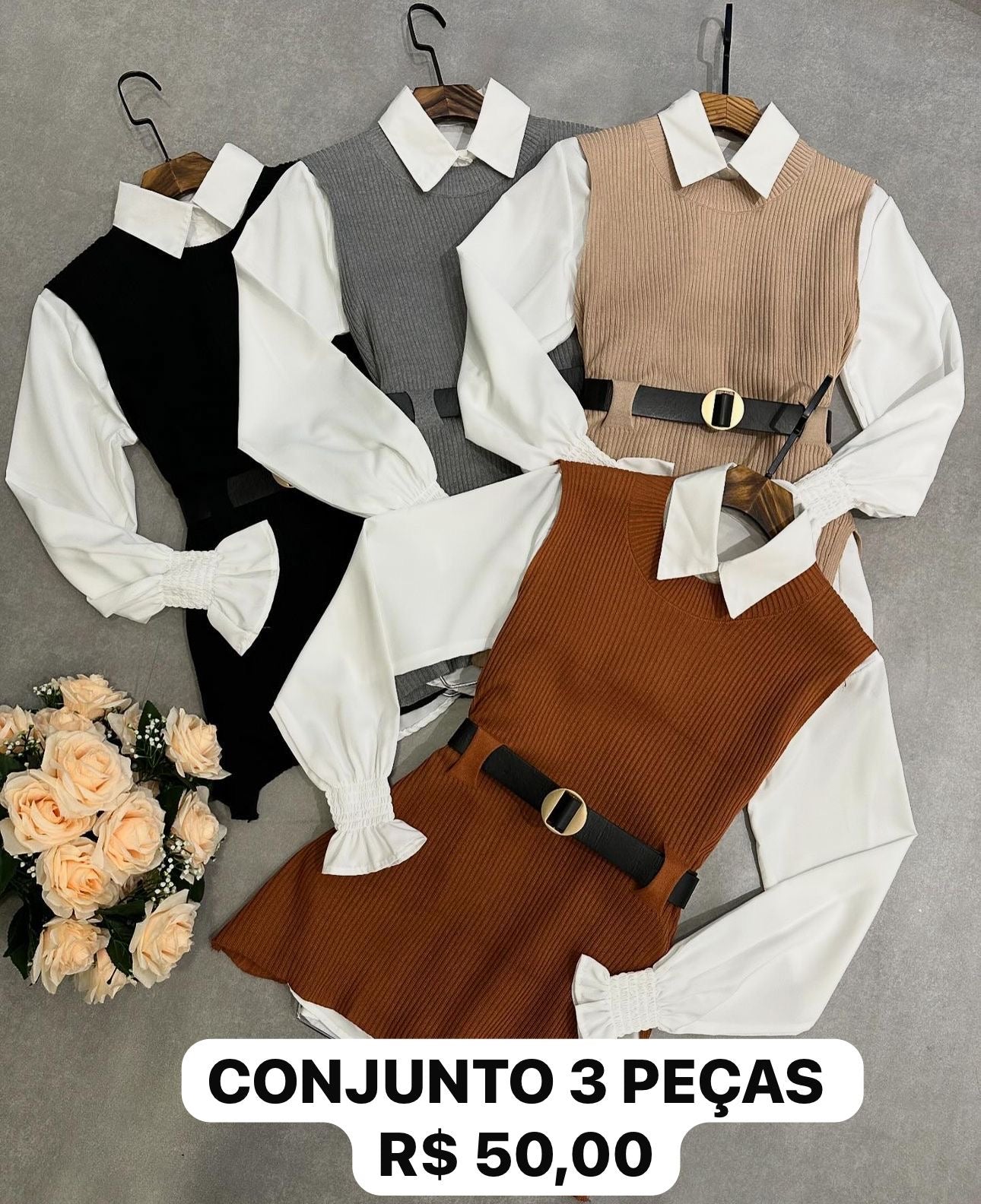 Conjunto 3 peças