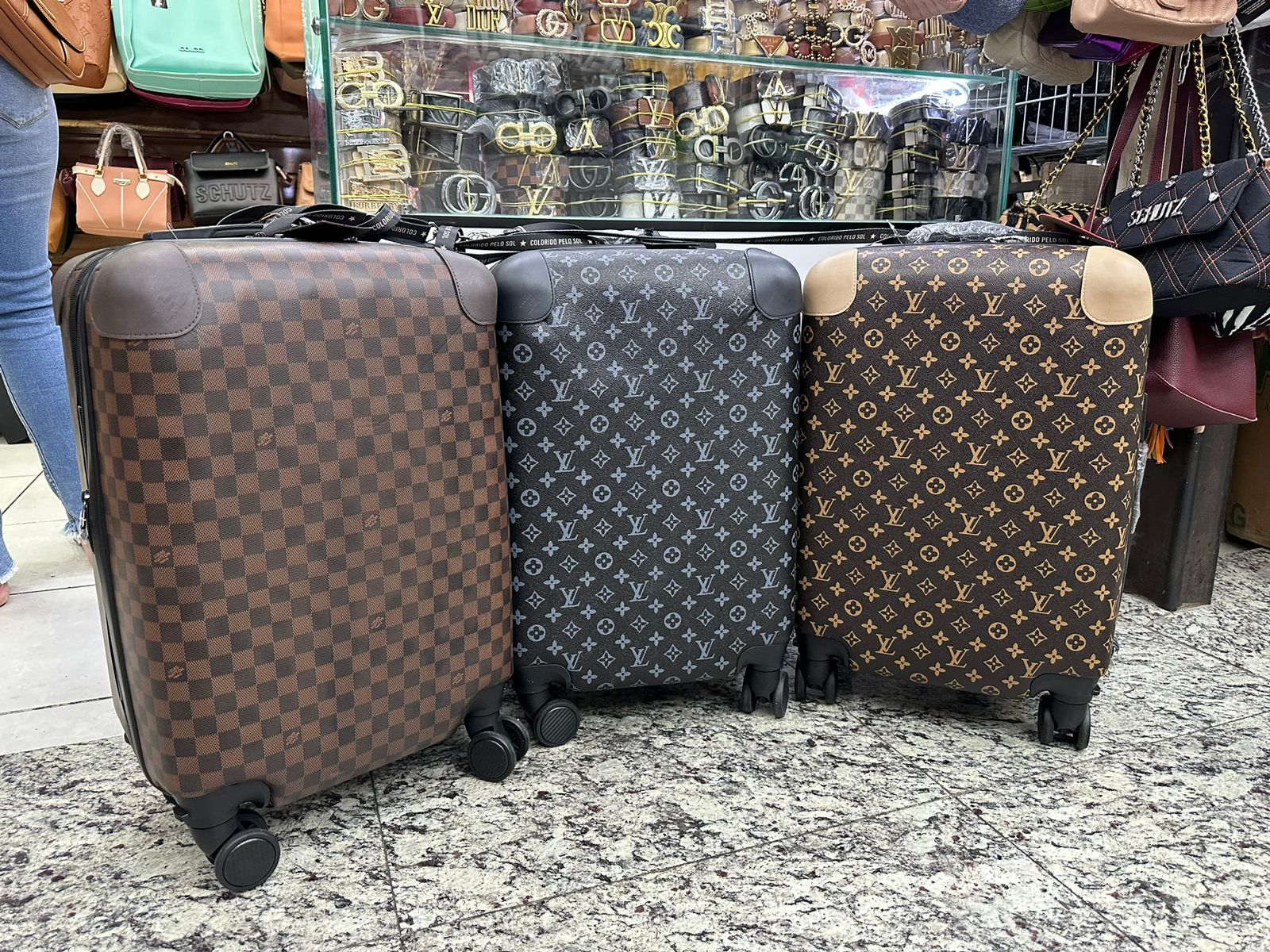 Mala LV e Gucci 2º Linha