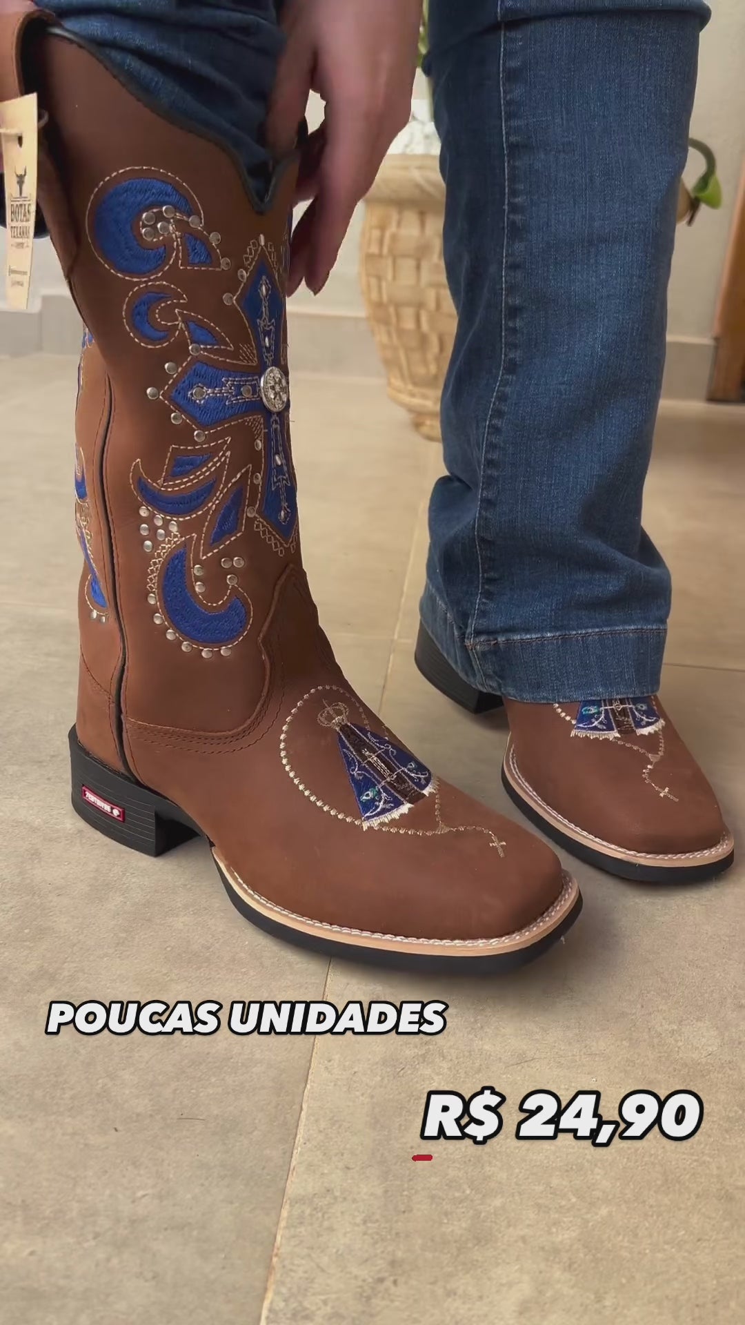 BOTA TEXANA 571 (PROMOÇÃO DE HOJE)