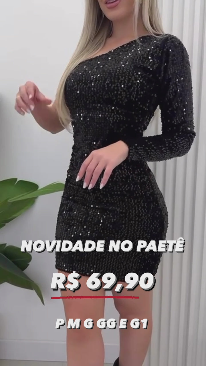 Vestido em Paetê PROMOÇÃO