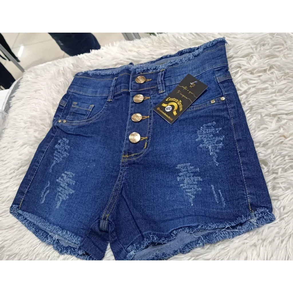 Kit 3 Shorts Short jeans hot pants